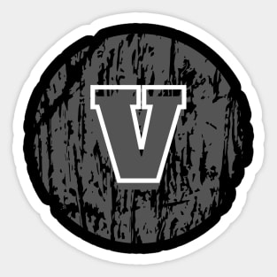 Letter V Sticker